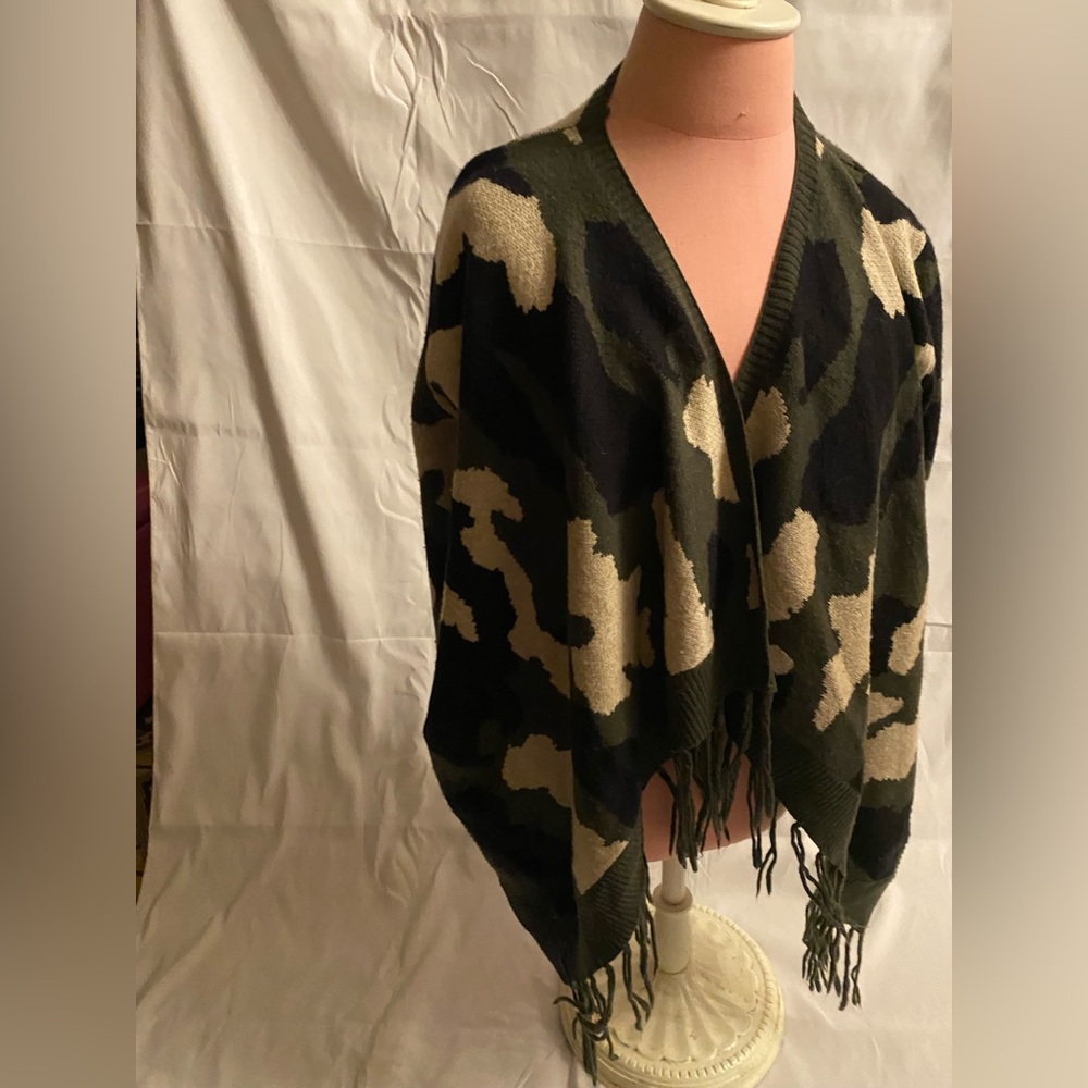 Open sweater cardigan